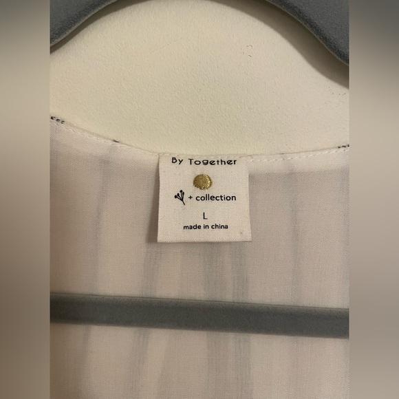 Mini striped boho dress size L - Picture 4 of 5